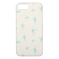 Coque iphone de Starbursts de turquoise d'âge