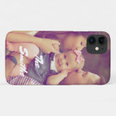 coque iphone de superposition photo personnalisée (Dos (Horizontal))