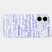Coque iphone de texte d'intégrité (Verso (horizontal))