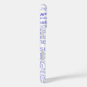 Coque iphone de texte d'intégrité (Verso / Droite)