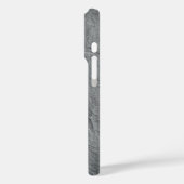 Coque iphone de texture en ardoise grise (Verso / Gauche)