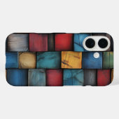 Coque iphone de texture en bois (Verso (horizontal))