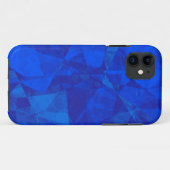 Coque iphone de texture en verre bleu (Dos (Horizontal))