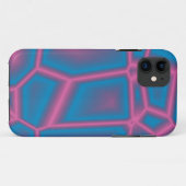 Coque iphone de texture rose et bleue (Dos (Horizontal))