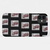 Coque iphone de timbres de poste des États-Unis (Dos (Horizontal))