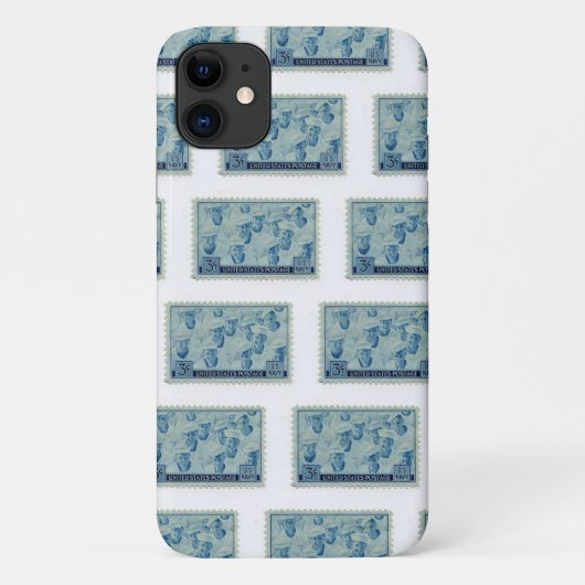 Coque iphone de timbres de poste des États-Unis (Dos)
