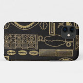 Coque iphone de tissu de boue de la Mer Noire (Dos (Horizontal))