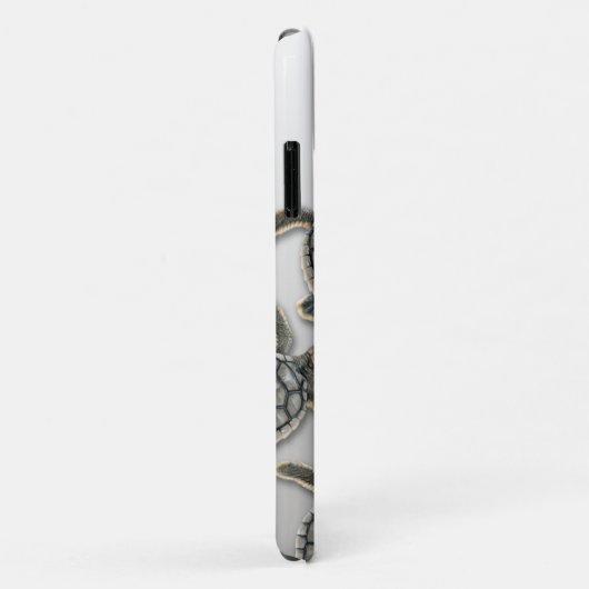 Coque iphone de tortue de mer à latback (Dos/Droite)