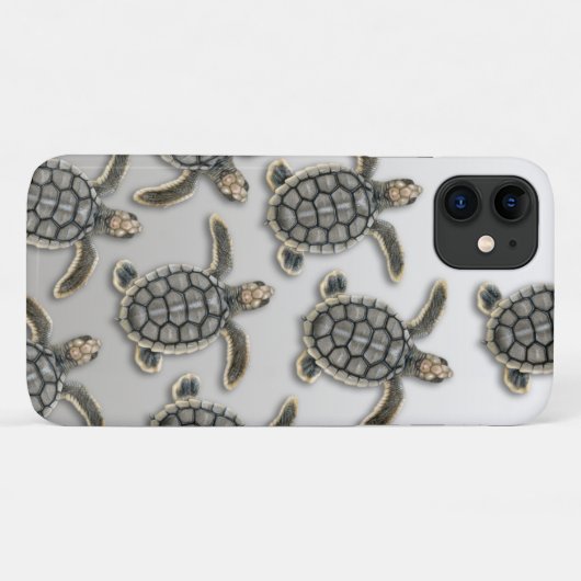Coque iphone de tortue de mer à latback (Dos (Horizontal))