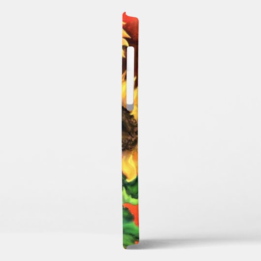 Coque iphone de tournesols (Verso / Gauche)