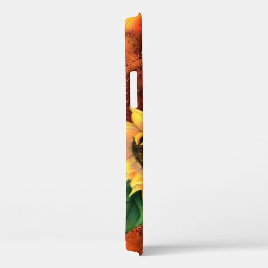 Coque iphone de tournesols (Verso / Droite)