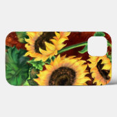 Coque iphone de tournesols (Verso (horizontal))