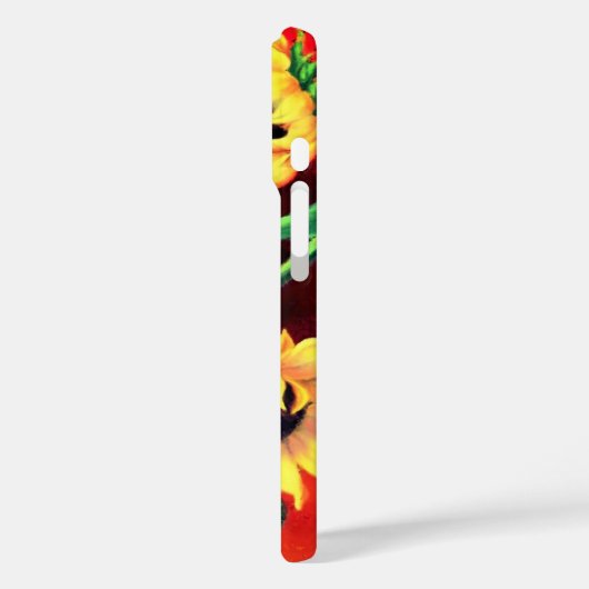 Coque iphone de tournesols (Verso / Gauche)