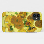 Coque iphone de tournesols de Van Gogh (Dos (Horizontal))
