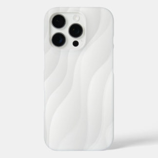 Coque iphone de vague blanche
