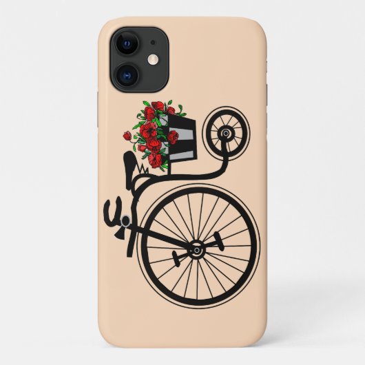 Coque iphone de vélos romantique (Dos)