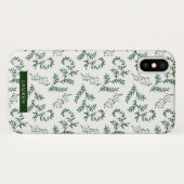 Coque iphone de verdure d'hiver (Dos (Horizontal))