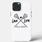 Coque iphone de vie Personnalisé White LAX (Lacros (Verso)