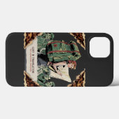 Coque iphone de voyage solo classique | Conception (Verso (horizontal))