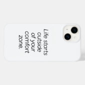 Coque iphone de zone de confort (Verso (horizontal))