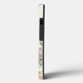 Coque iphone d'élégance florale douce (Verso / Gauche)
