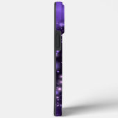 Coque iphone d'éléphant néon violet (Verso / Droite)