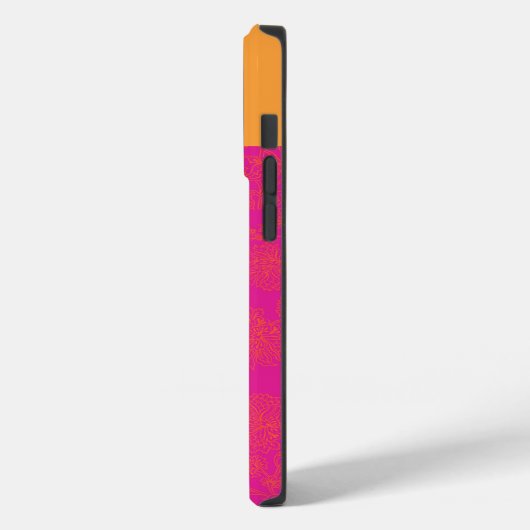 Coque iphone d'éléphants roses chauds Horus-Oeil (Verso / Gauche)