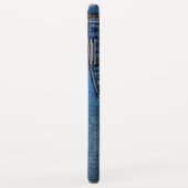 Coque iphone Denim Jeans (Dos/Droite)