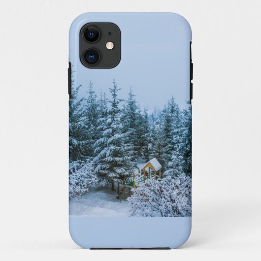 Coque iphone des arbres de Noël