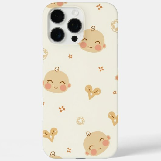 Coque iphone des bébés souriants (Verso)