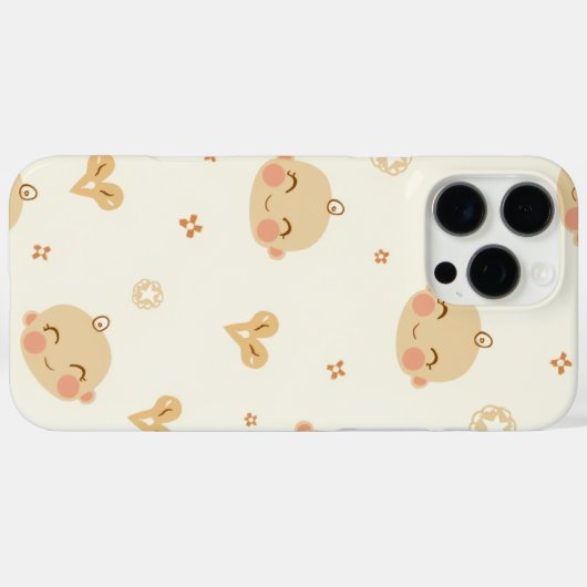 Coque iphone des bébés souriants (Verso (horizontal))