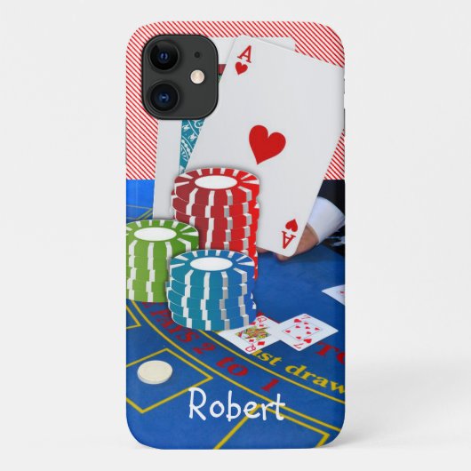 Coque iphone des cartes Ace (Dos)