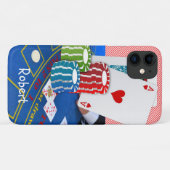 Coque iphone des cartes Ace (Dos (Horizontal))