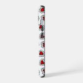 Coque iphone des Coeurs rouges mignons (Côté gauche)