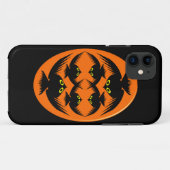 Coque iphone des corbeaux d'Halloween (Dos (Horizontal))