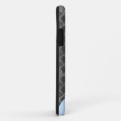 Coque iphone des échelles grises de sirène (Dos/Droite)