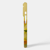 Coque iphone des jonquilles de fleurs de naissance (Verso / Gauche)