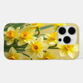 Coque iphone des jonquilles de fleurs de naissance (Verso (horizontal))