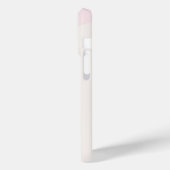 Coque iphone des oiseaux et des cages rose et viol (Verso / Gauche)