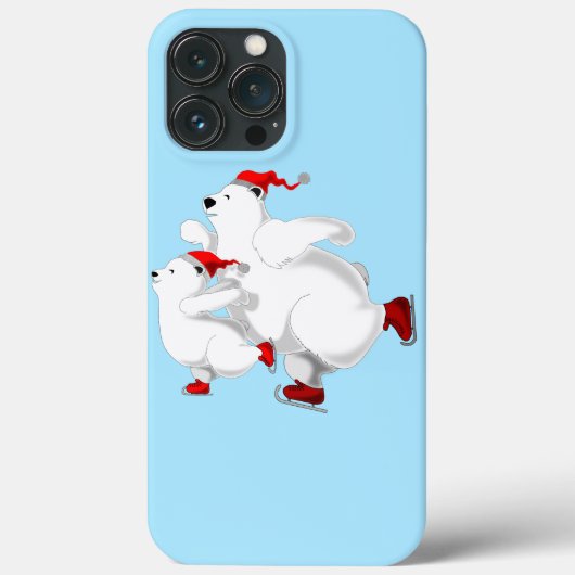 Coque iphone des ours de Noël (Verso)