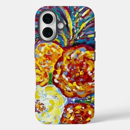 Coque iphone des pivoines (Verso)