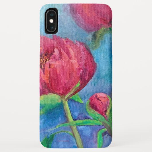 Coque iphone des pivoines de l'Alaska (Dos)