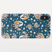 coque iphone des poulets rétro (Dos (Horizontal))
