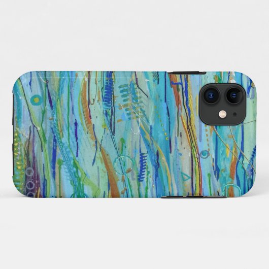 Coque iphone des vagues (Dos (Horizontal))