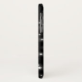 Coque iphone d'espace de fusée de 7 lettres nommé (Dos/Gauche)