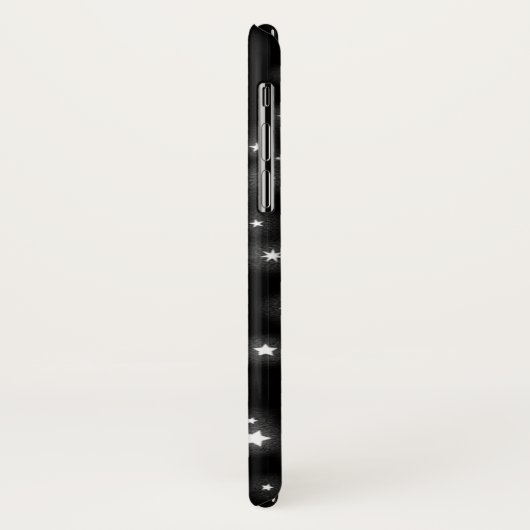 Coque iphone d'espace de fusée de 7 lettres nommé (Dos/Gauche)