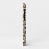 Coque iphone Diamants de fleurs (Dos/Gauche)