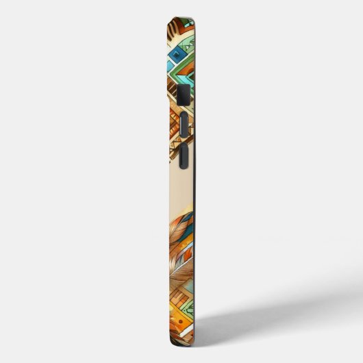 Coque iphone d'impression autochtone coloré (Verso / Gauche)