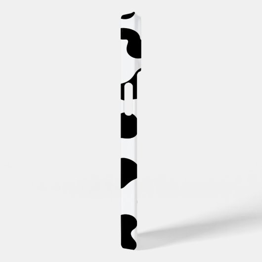 Coque iphone d'impression de vache noir et blanc (Verso / Droite)
