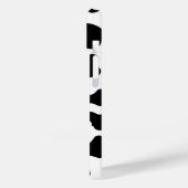 Coque iphone d'impression de vache noir et blanc (Verso / Gauche)